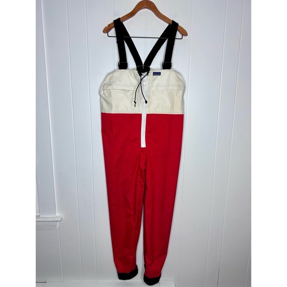 Vintage Patagonia Ocean Sailing Foul Weather Fisherman Bibs - Picture 1 of 13